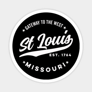 Vintage St Louis Missouri Gateway to the West USA City Magnet